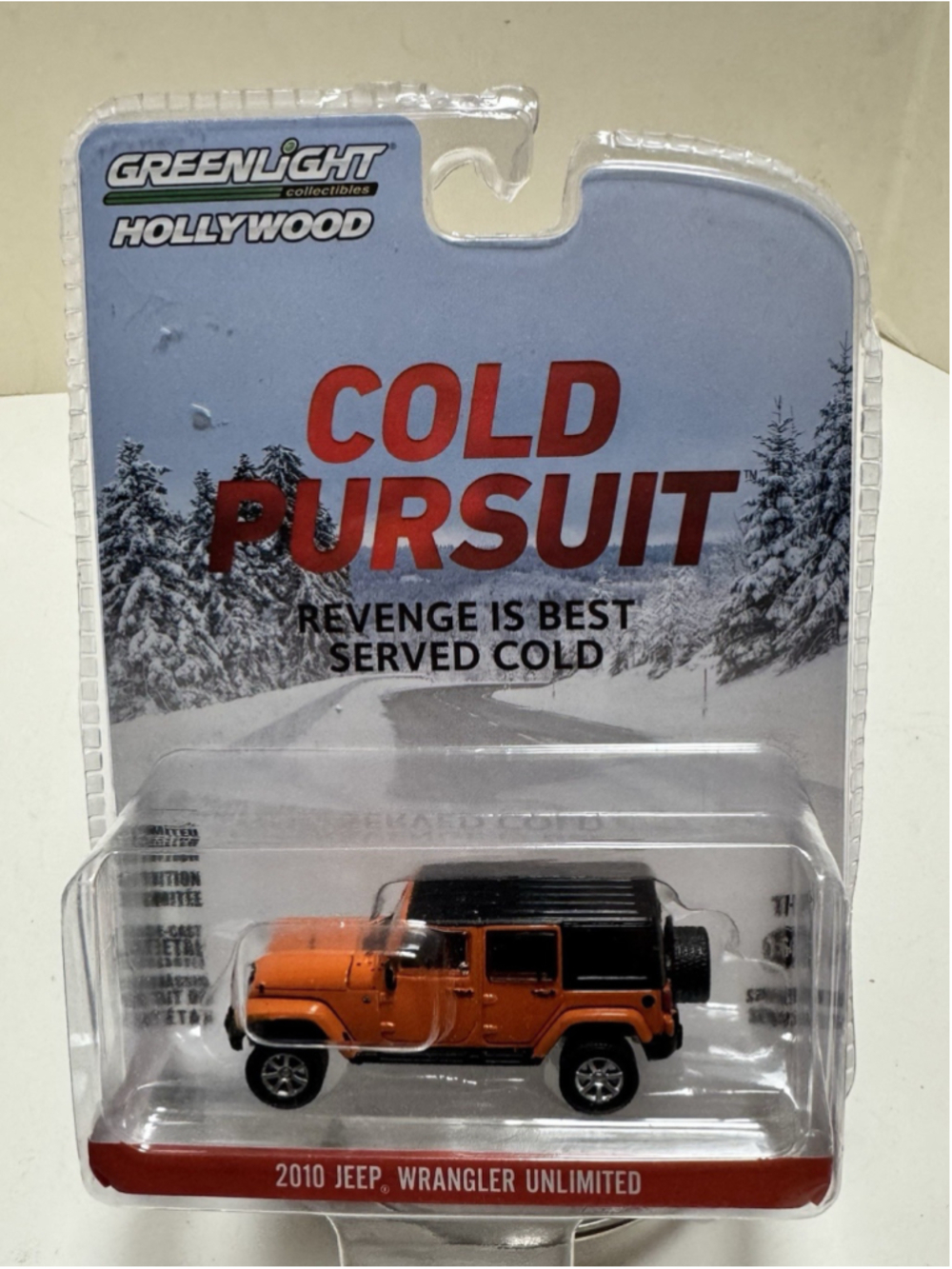 2023 Greenlight Hollywood 2010 JEEP WRANGLER UNLIM Diecast 1/64 Cold Pursuit